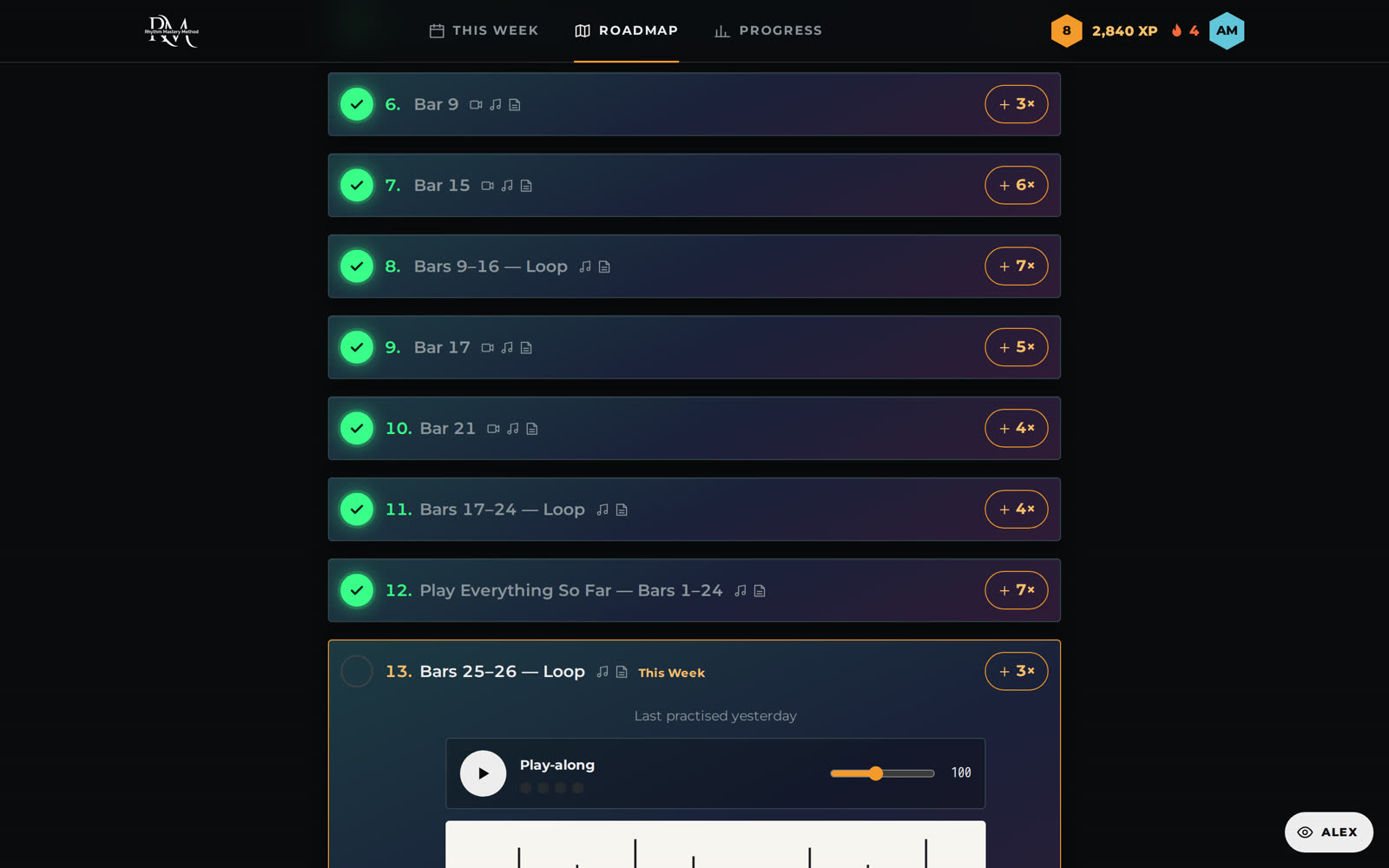 Video tutorial inside a lesson